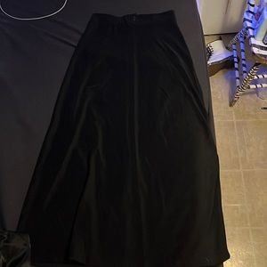 Black maxi skirt